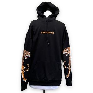 Courageous Mens Black Hoodie by Divided